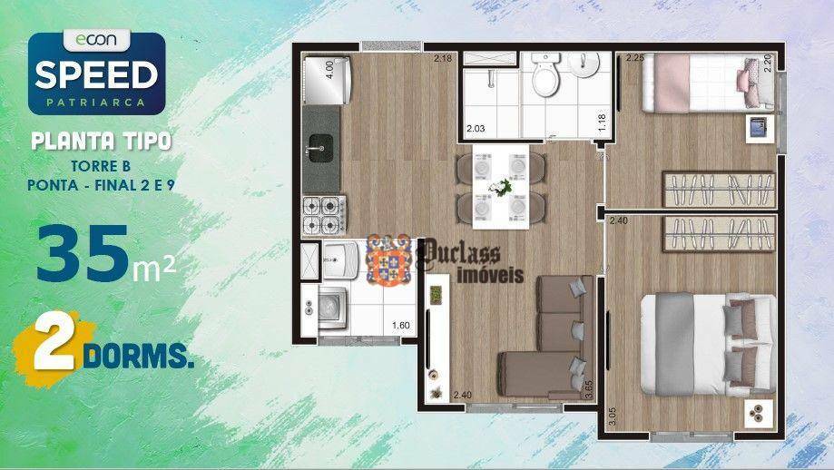 Apartamento à venda com 2 quartos, 37m² - Foto 28