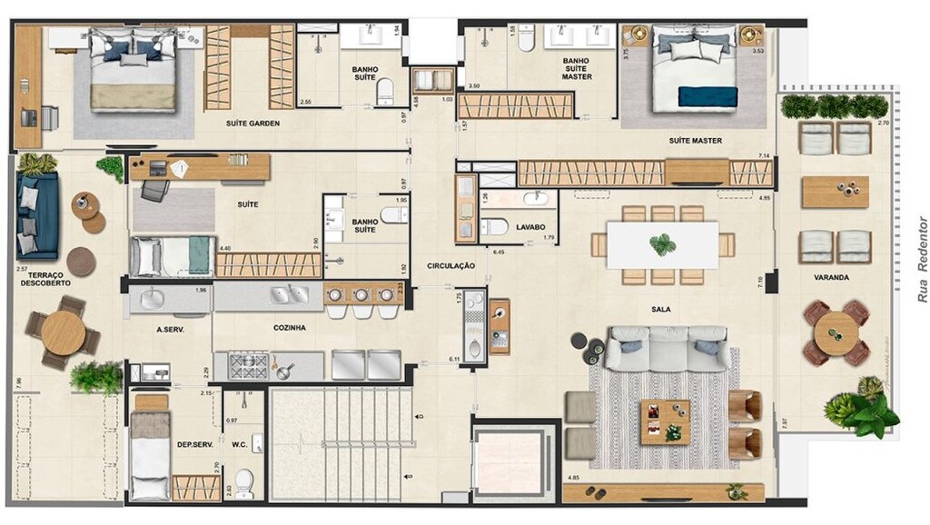 Apartamento à venda com 4 quartos, 19558m² - Foto 11