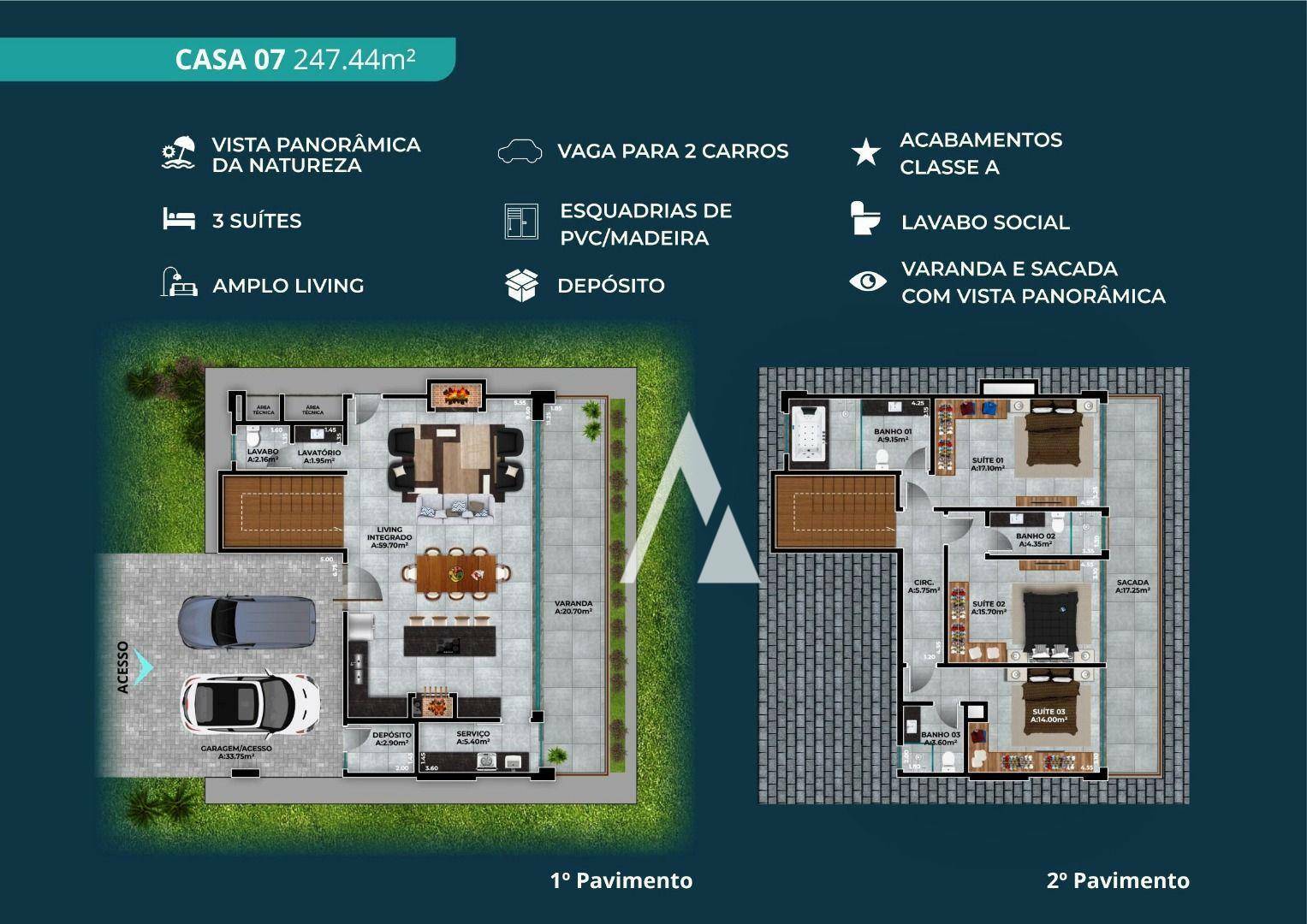 Casa de Condomínio à venda com 3 quartos, 202m² - Foto 34