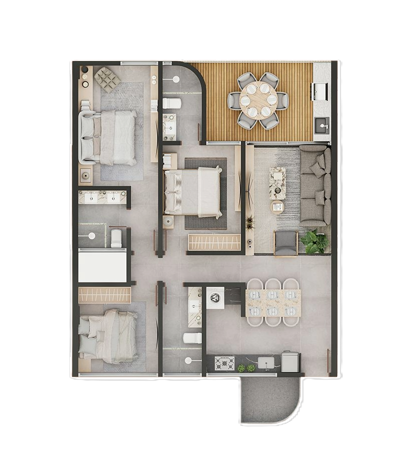 Apartamento à venda com 3 quartos, 9166m² - Foto 14