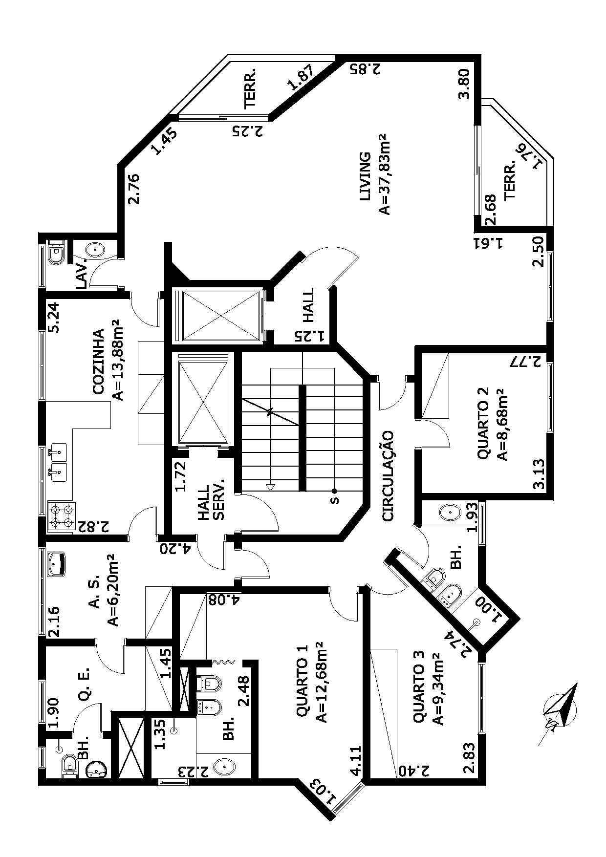 Apartamento à venda com 4 quartos, 180m² - Foto 8