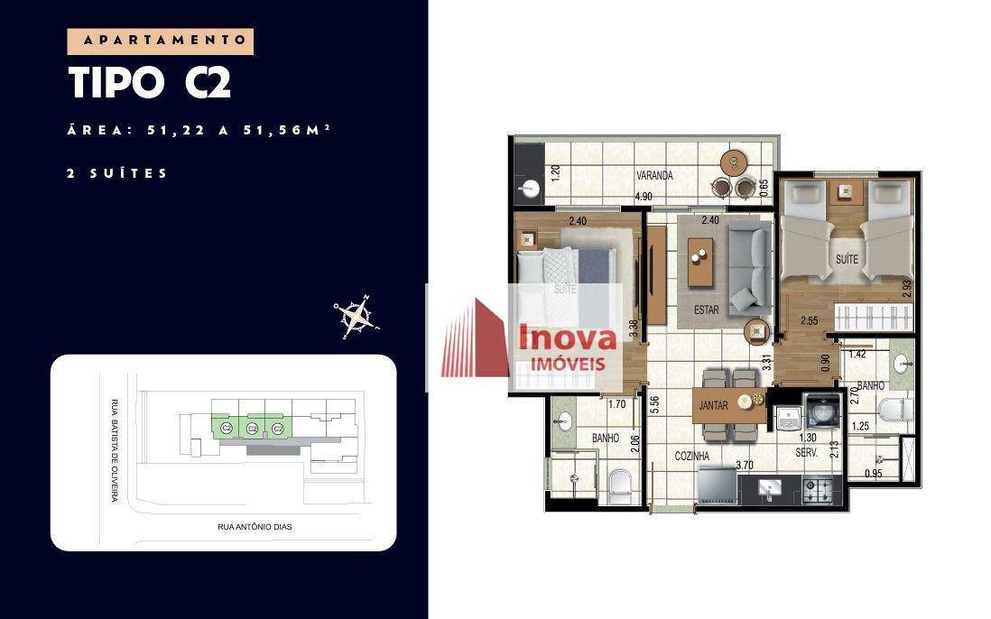 Apartamento, 2 quartos, 61 m² - Foto 17