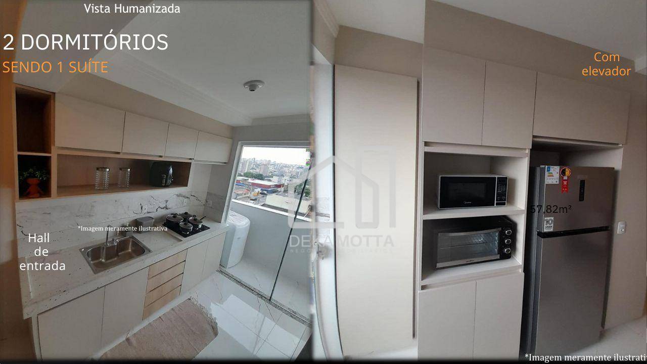 Apartamento à venda com 2 quartos, 57m² - Foto 4