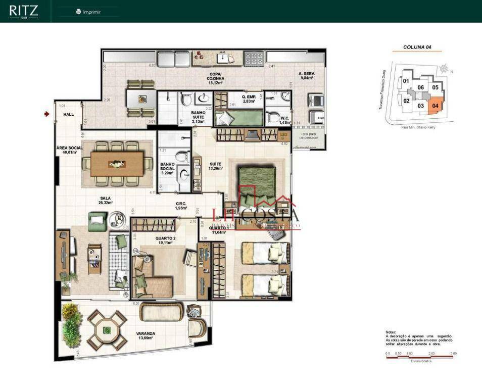 Apartamento à venda com 3 quartos, 120m² - Foto 18