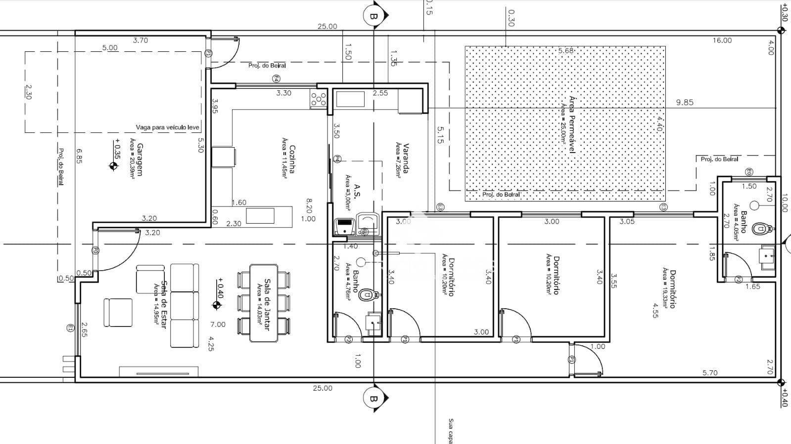 Casa à venda com 3 quartos, 141m² - Foto 2