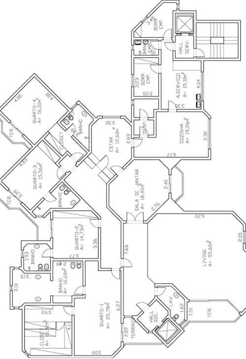 Apartamento à venda com 4 quartos, 335m² - Foto 3