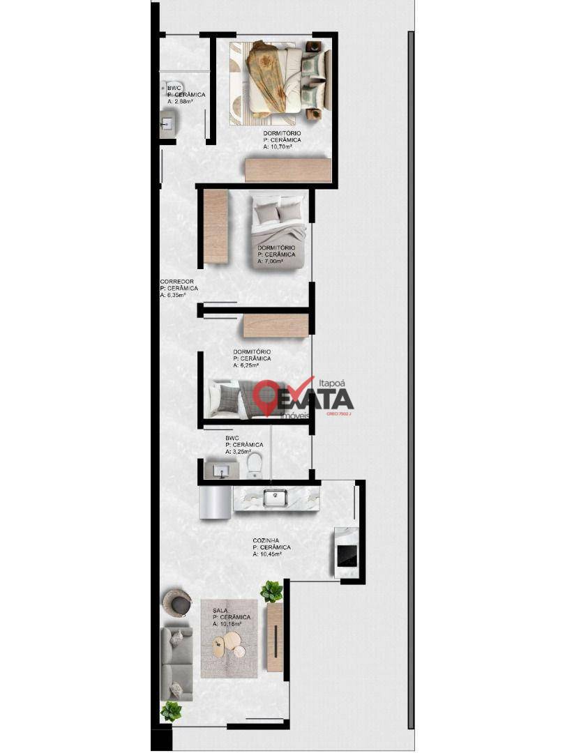 Casa à venda com 3 quartos, 67m² - Foto 5