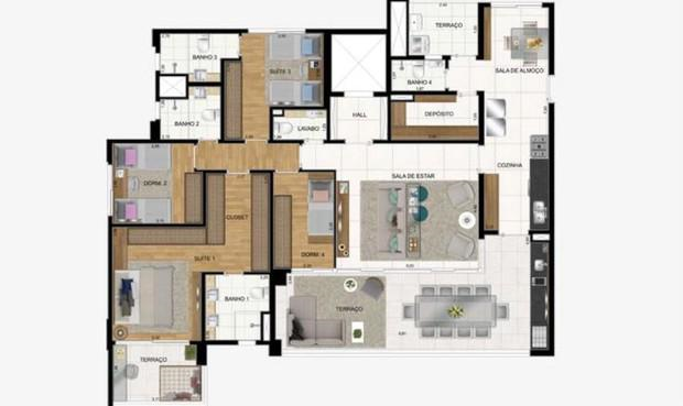 Apartamento à venda com 3 quartos, 181m² - Foto 17