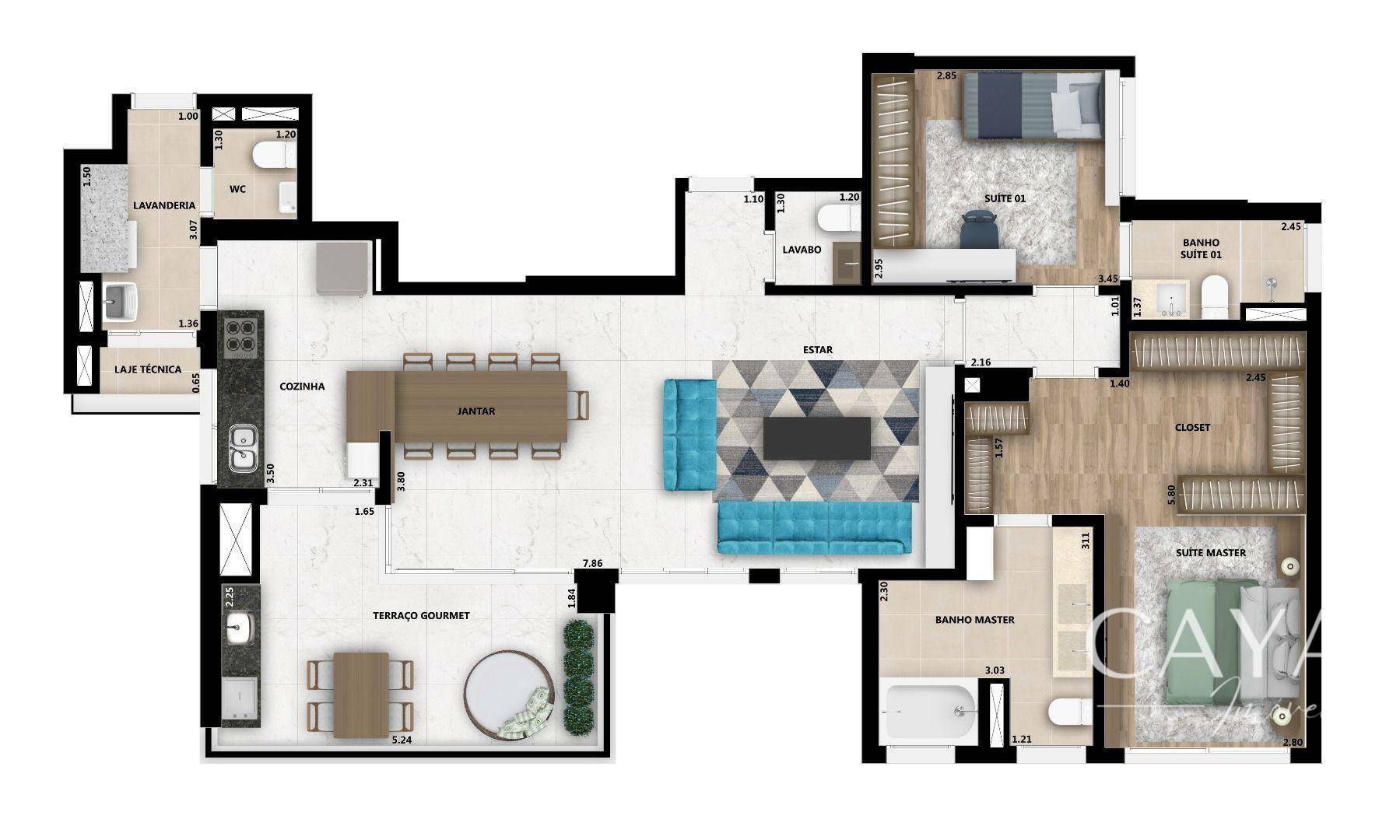 Apartamento à venda com 3 quartos, 111m² - Foto 38