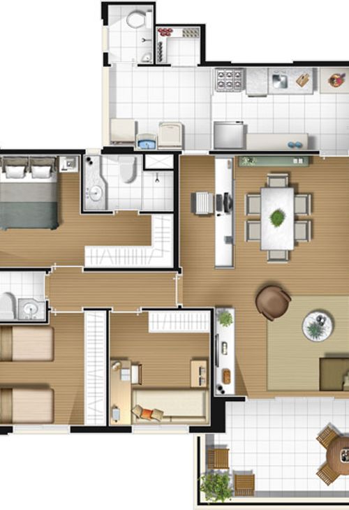 Apartamento à venda com 3 quartos, 110m² - Foto 3