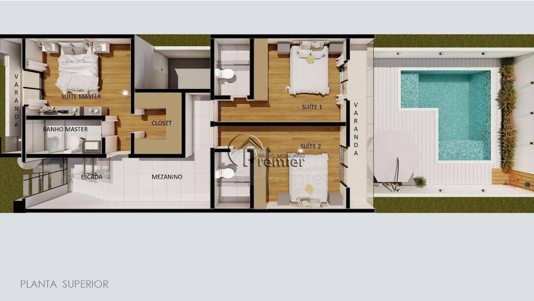 Casa à venda com 3 quartos, 183m² - Foto 3