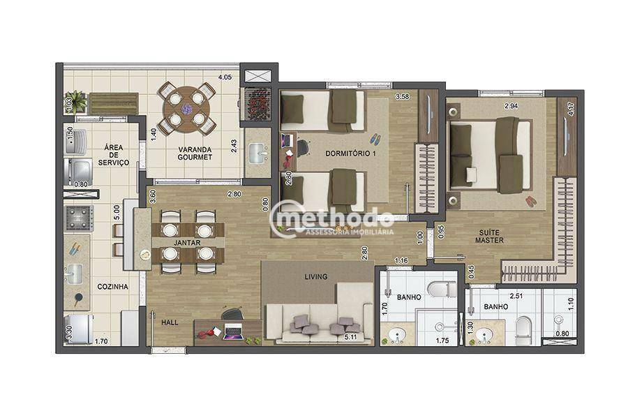 Apartamento à venda com 2 quartos, 71m² - Foto 10