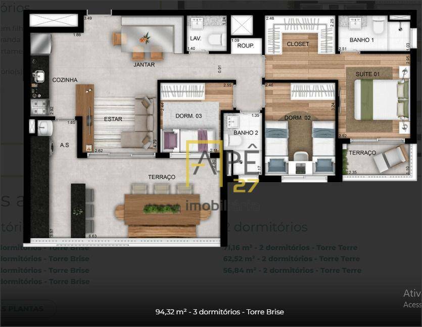 Apartamento à venda com 2 quartos, 5m² - Foto 32