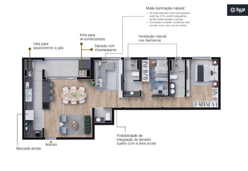 Apartamento à venda com 3 quartos, 89m² - Foto 24