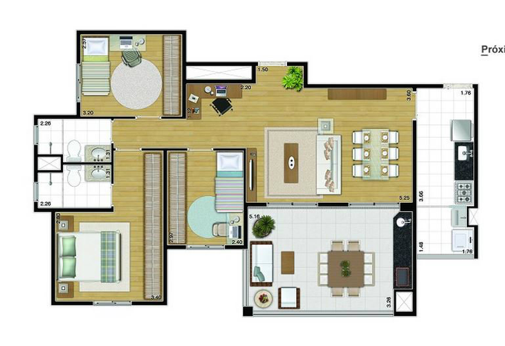 Apartamento à venda com 3 quartos, 98m² - Foto 13