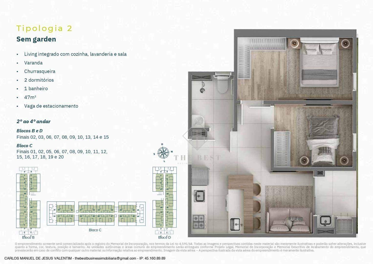 Apartamento à venda com 2 quartos, 43m² - Foto 25