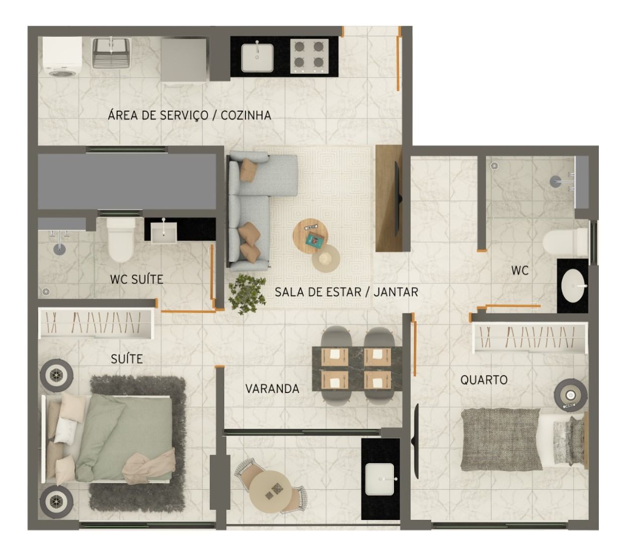 Apartamento à venda com 2 quartos, 53m² - Foto 26