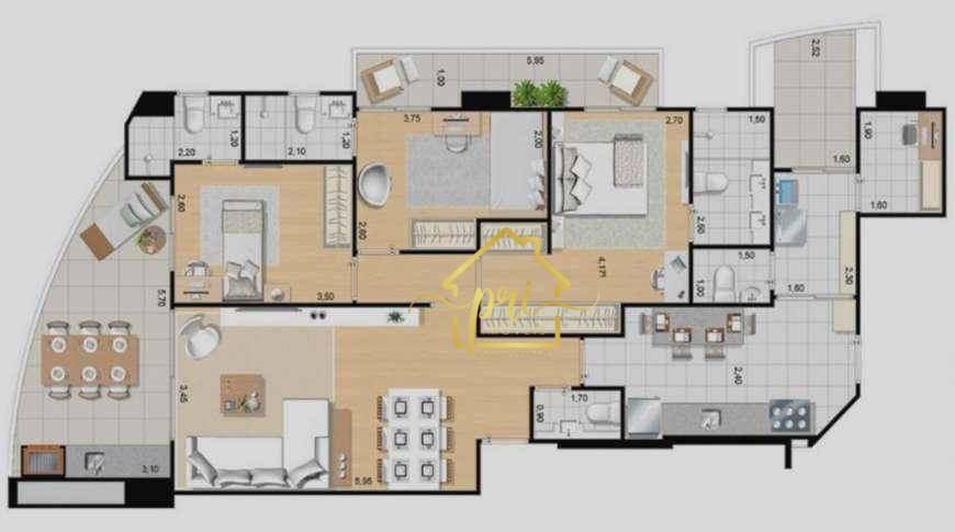 Apartamento à venda com 3 quartos, 124m² - Foto 40