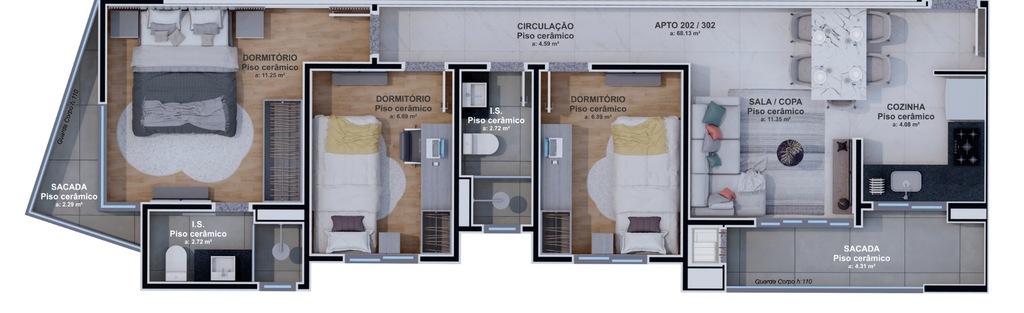 Apartamento à venda com 2 quartos, 57m² - Foto 16