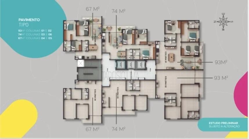 Apartamento à venda com 3 quartos, 67m² - Foto 8