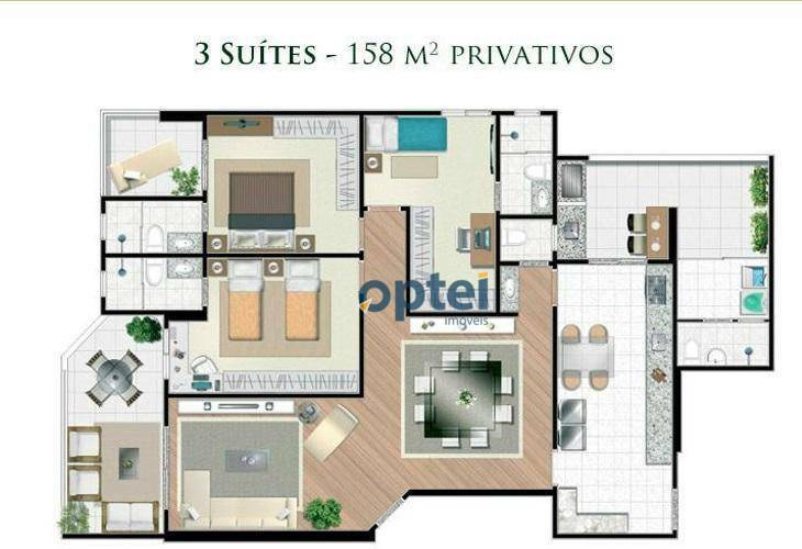 Apartamento à venda com 3 quartos, 158m² - Foto 35