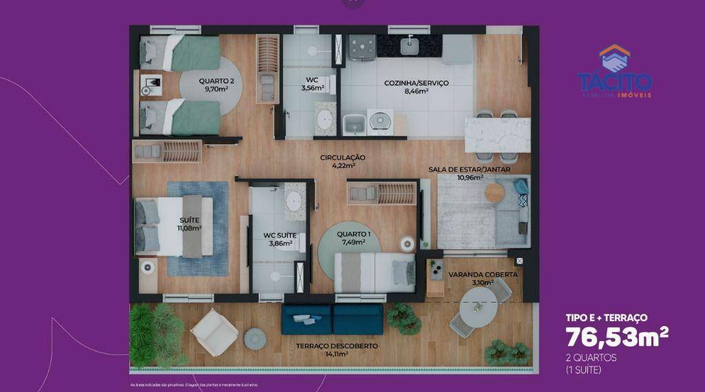 Apartamento à venda com 2 quartos, 50m² - Foto 18