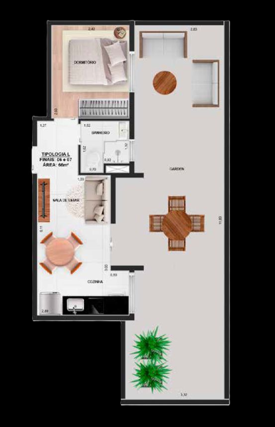 Apartamento à venda com 1 quarto, 30m² - Foto 11