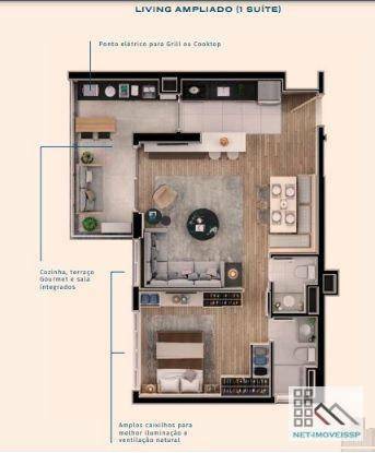 Apartamento à venda com 1 quarto, 66m² - Foto 34