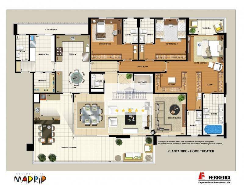 Apartamento à venda com 4 quartos, 240m² - Foto 3