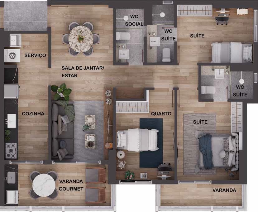 Apartamento à venda com 3 quartos, 10439m² - Foto 25