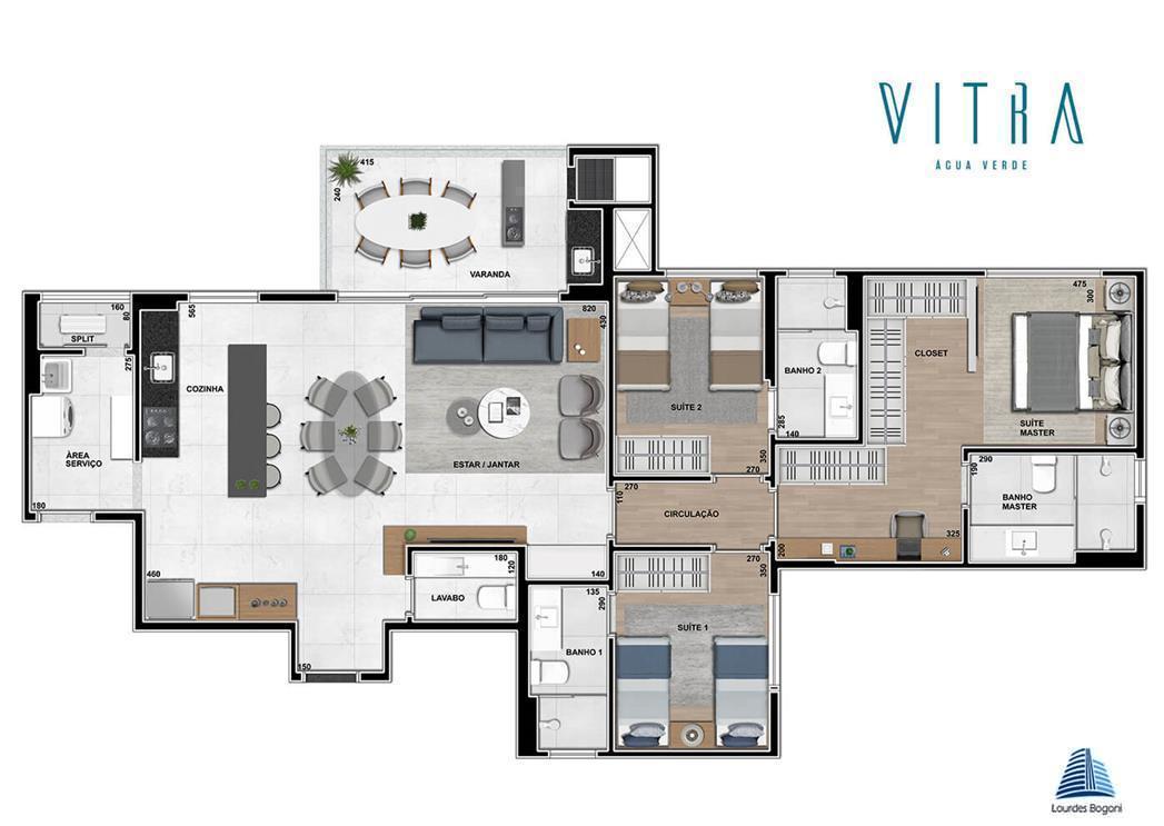 Apartamento à venda com 3 quartos, 138m² - Foto 7