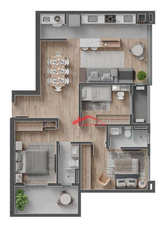 Apartamento à venda com 3 quartos, 90m² - Foto 17