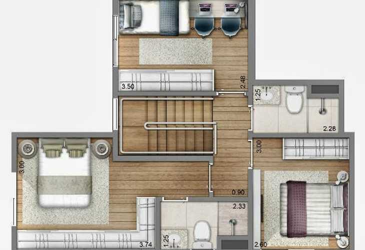 Apartamento à venda com 2 quartos, 66m² - Foto 4