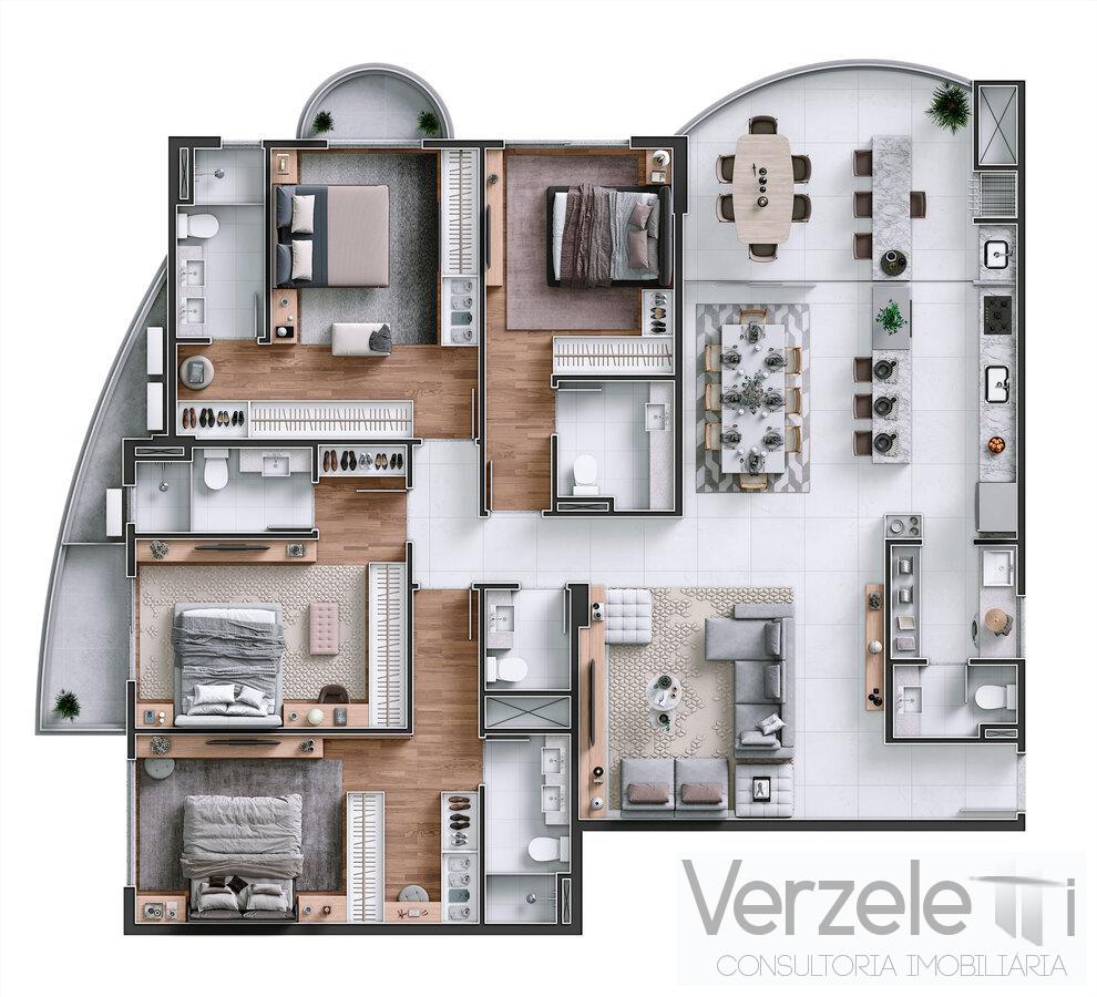 Apartamento à venda com 3 quartos, 151m² - Foto 12