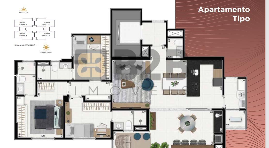 Apartamento à venda com 3 quartos, 109m² - Foto 6