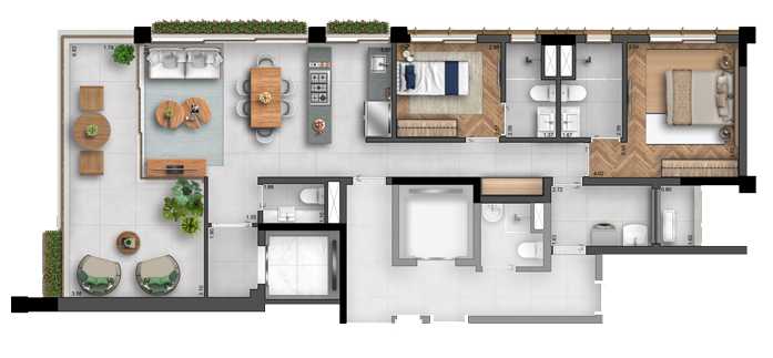 Apartamento à venda com 2 quartos, 105m² - Foto 16