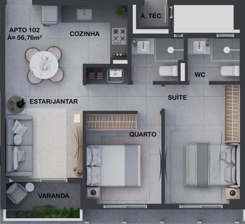 Apartamento à venda com 1 quarto, 29m² - Foto 29