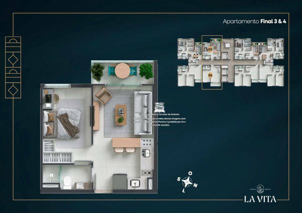 Apartamento à venda com 1 quarto, 36m² - Foto 26