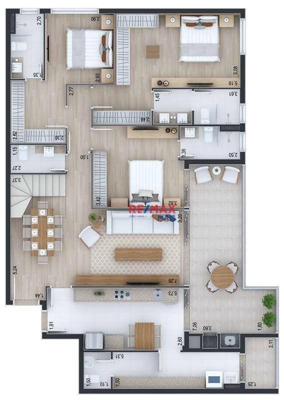 Apartamento à venda com 3 quartos, 143m² - Foto 33