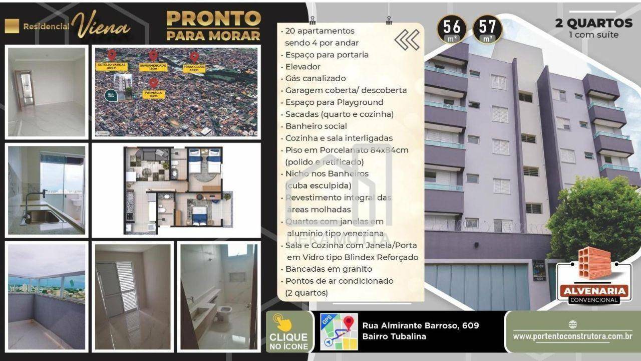 Apartamento à venda com 2 quartos, 57m² - Foto 1