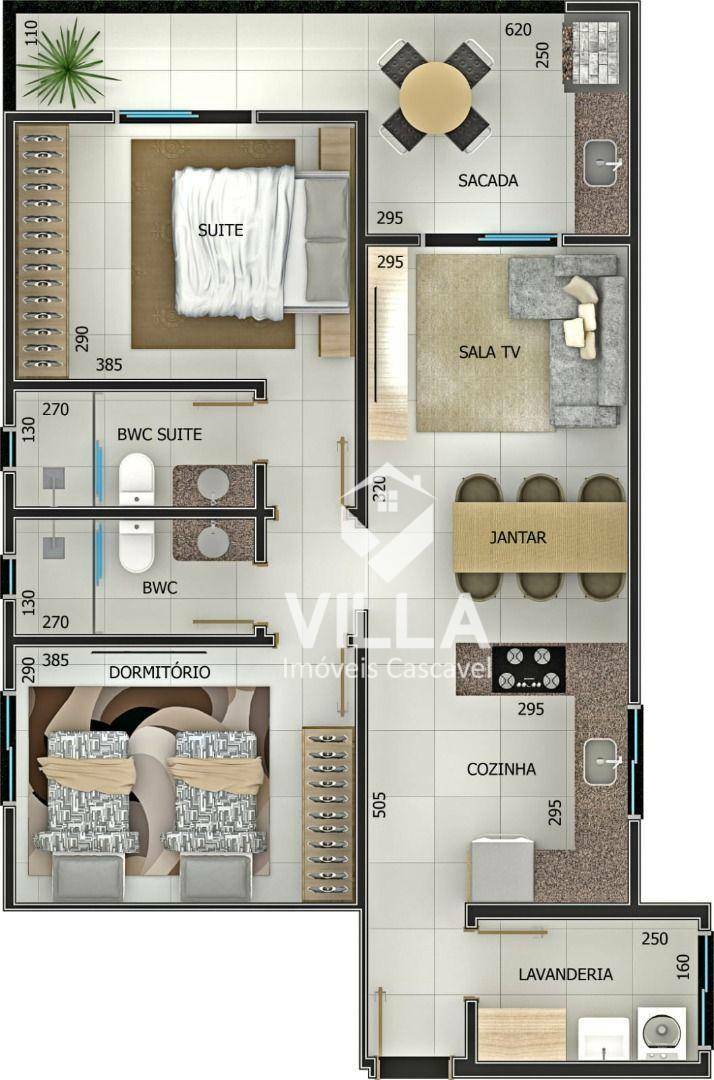 Apartamento à venda com 2 quartos, 82m² - Foto 2