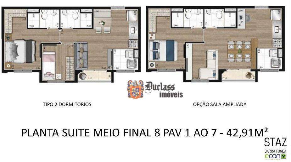 Apartamento à venda com 2 quartos, 39m² - Foto 33