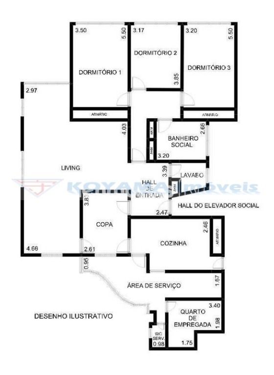 Apartamento à venda com 3 quartos, 202m² - Foto 24