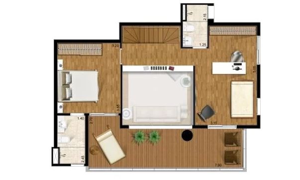 Apartamento à venda com 2 quartos, 113m² - Foto 4