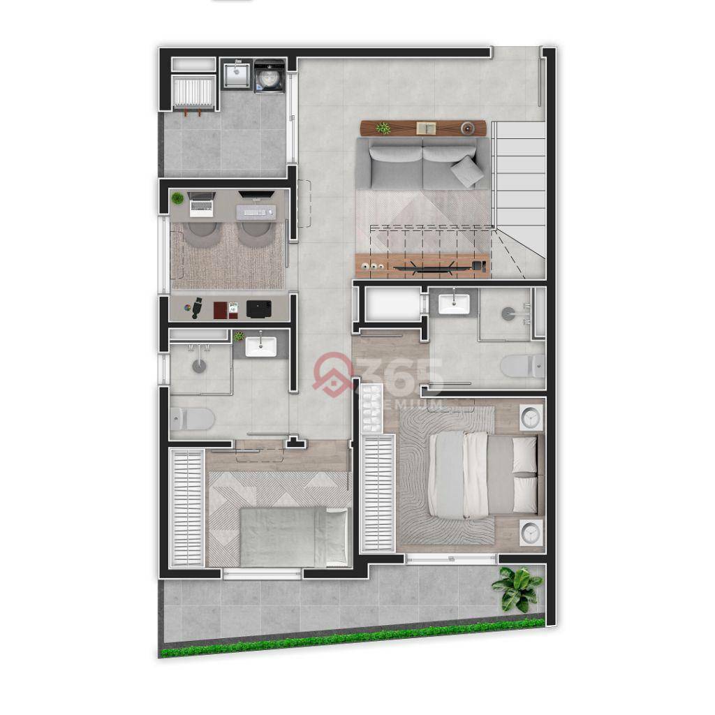 Apartamento à venda com 2 quartos, 64m² - Foto 8