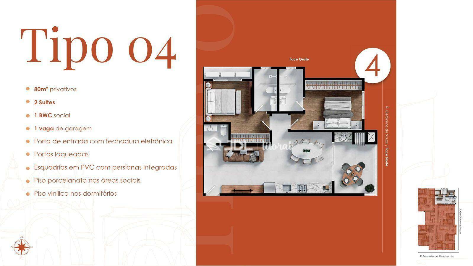 Apartamento à venda com 2 quartos, 80m² - Foto 10