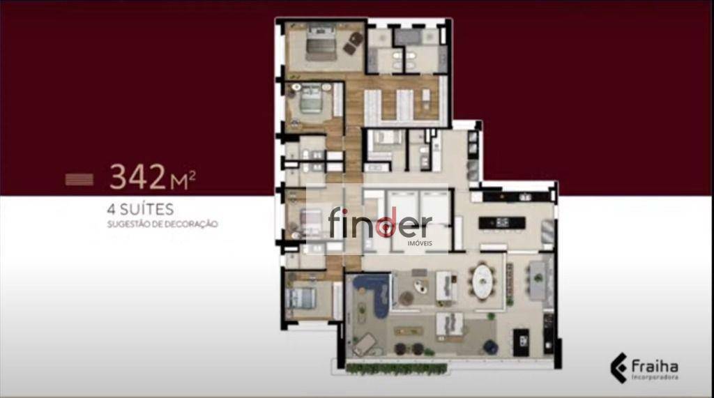 Apartamento à venda com 4 quartos, 346m² - Foto 77