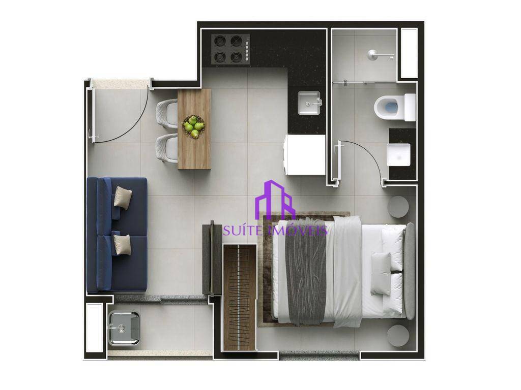 Apartamento à venda com 1 quarto, 30m² - Foto 35