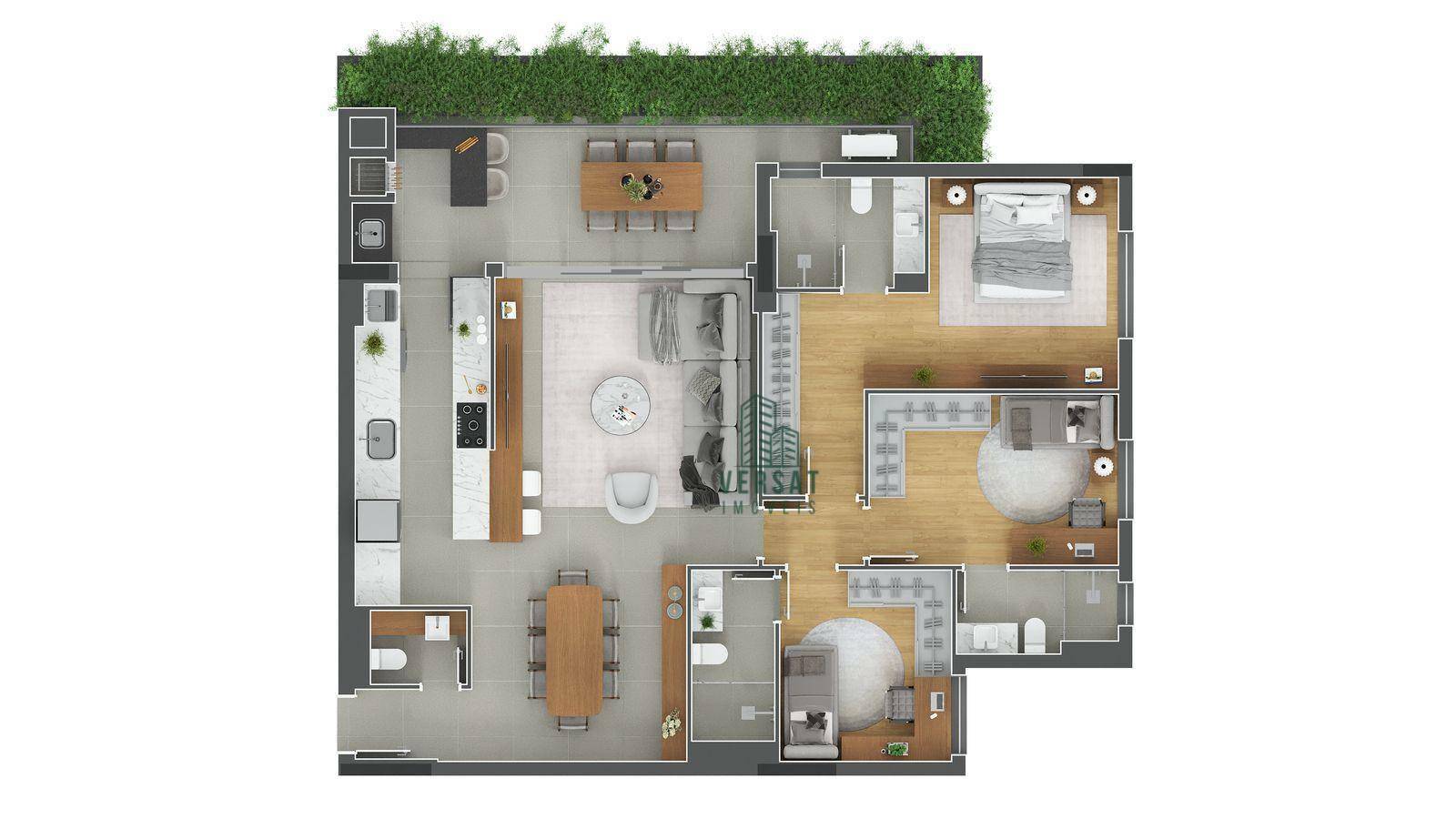 Apartamento à venda com 3 quartos, 133m² - Foto 19