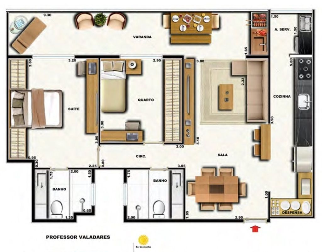 Apartamento à venda com 3 quartos, 164m² - Foto 37